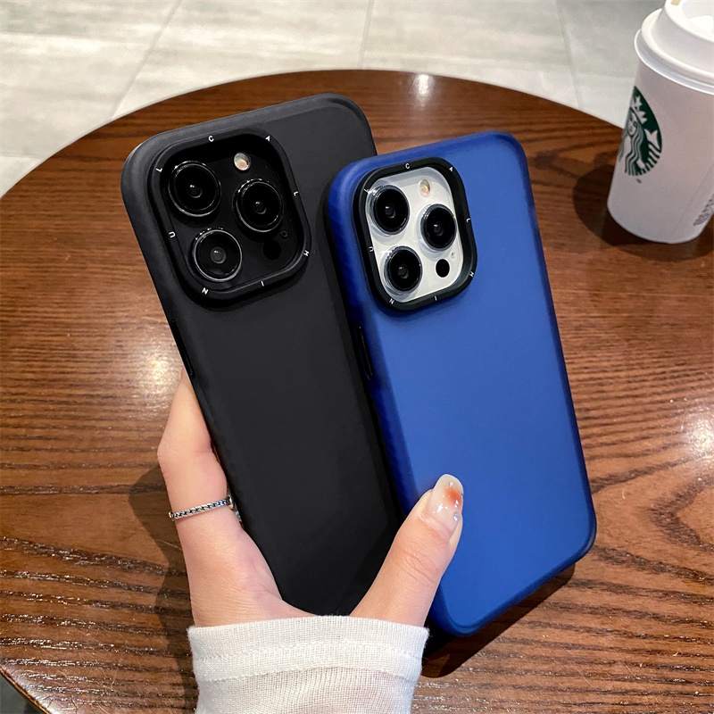 Ốp Điện Thoại Cứng Chống Sốc / Dấu Vân Tay Cho iPhone 14 13 12 Pro Max 14 Plus