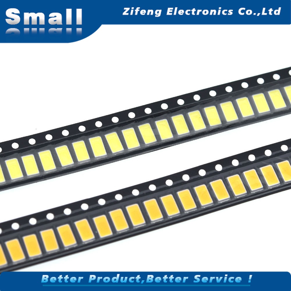 100 Điốt đèn led 5730 SMD CW-WW 5630 5.7x3.0mm 40-60lm 150ma 5730