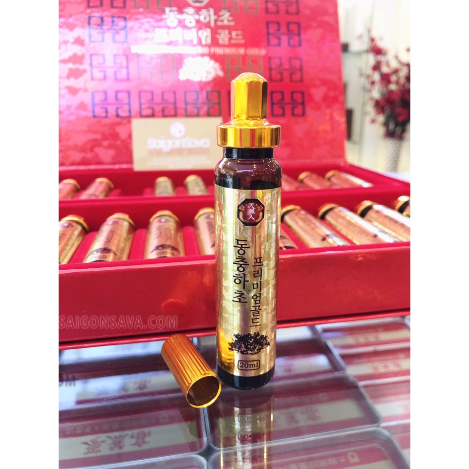 Giá siêu tốt: Tinh Chất Đông Trùng Hạ Thảo Hàn Quốc (hộp 20 ống đỏ x 20ml)