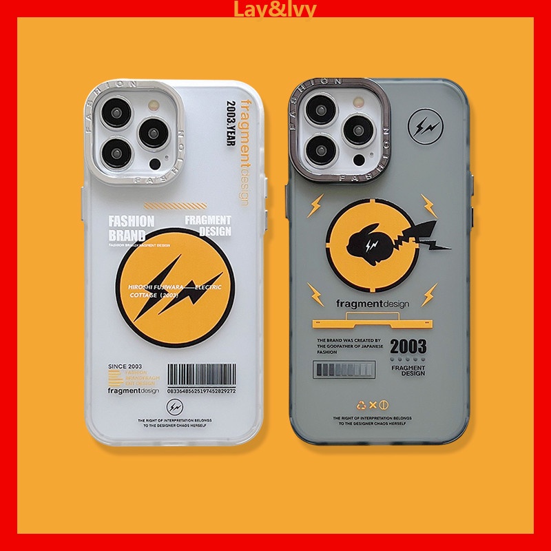 Ốp Điện Thoại Silicon Trong Suốt Họa Tiết Hoạt Hình Pikachu Cho IPhone 14 14Pro 14Max 13ProMax 12 12ProMax 11