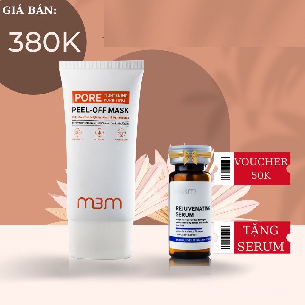 Mặt Nạ Peel Off Mask M3M 80g CHÍNH HÃNG CÔNG TY