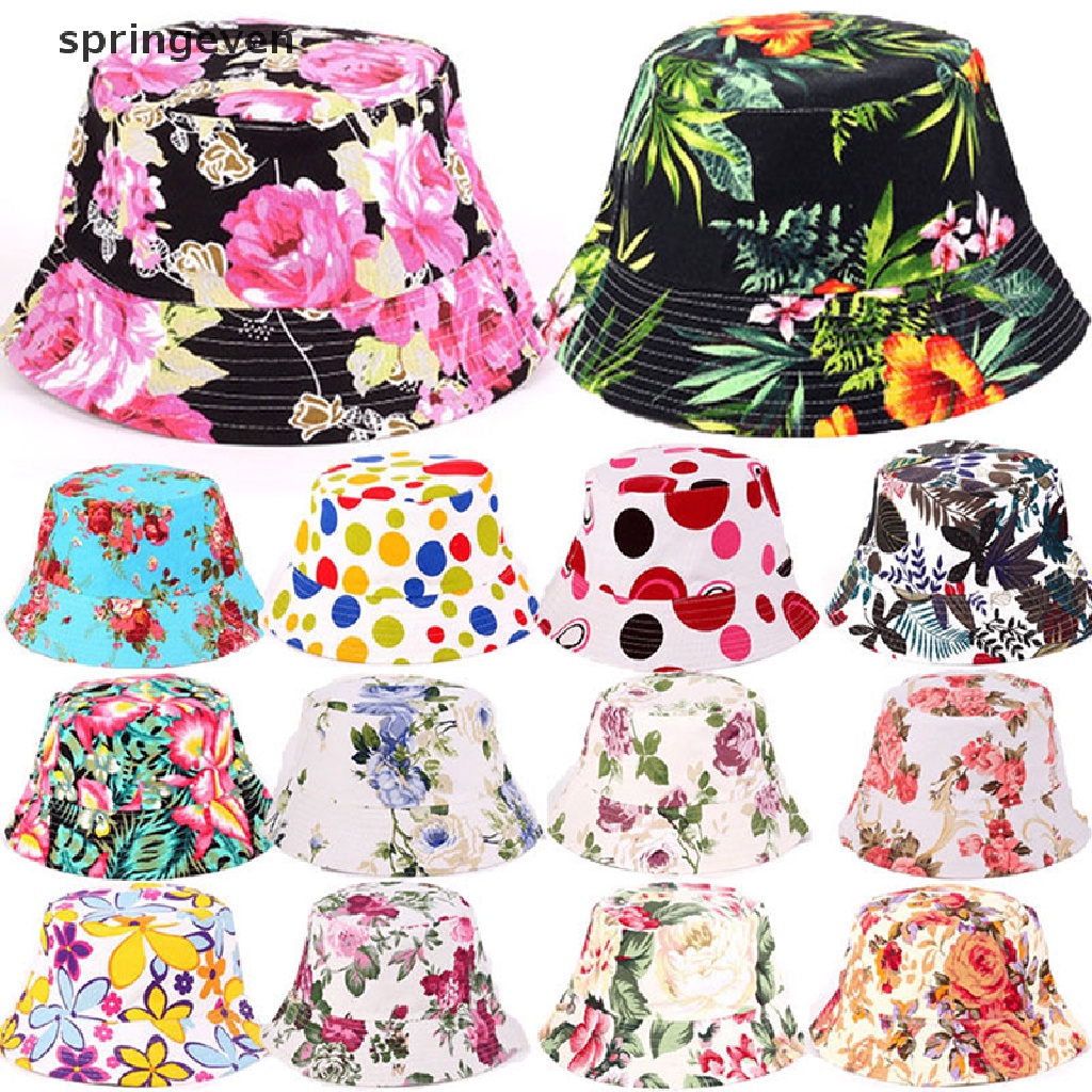 Mũ Tai Bèo Chống Nắng Ngoài Trời Mẫu Mới Unisex Boonie Hung Câu Cá Họa Tiết Hoa Cho Nam Và Nữ