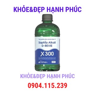 Kiềm gan thận saphia alkali x300 – 500 ml/chai