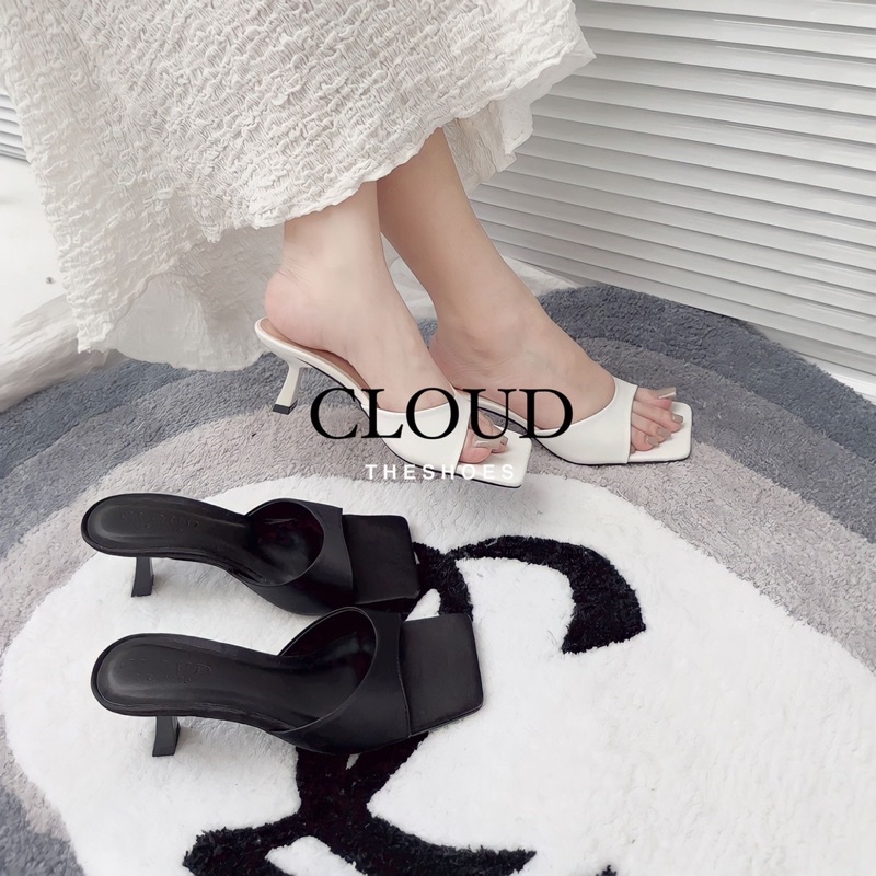 Giày cao gót 5cm quai bầu mũi vuông