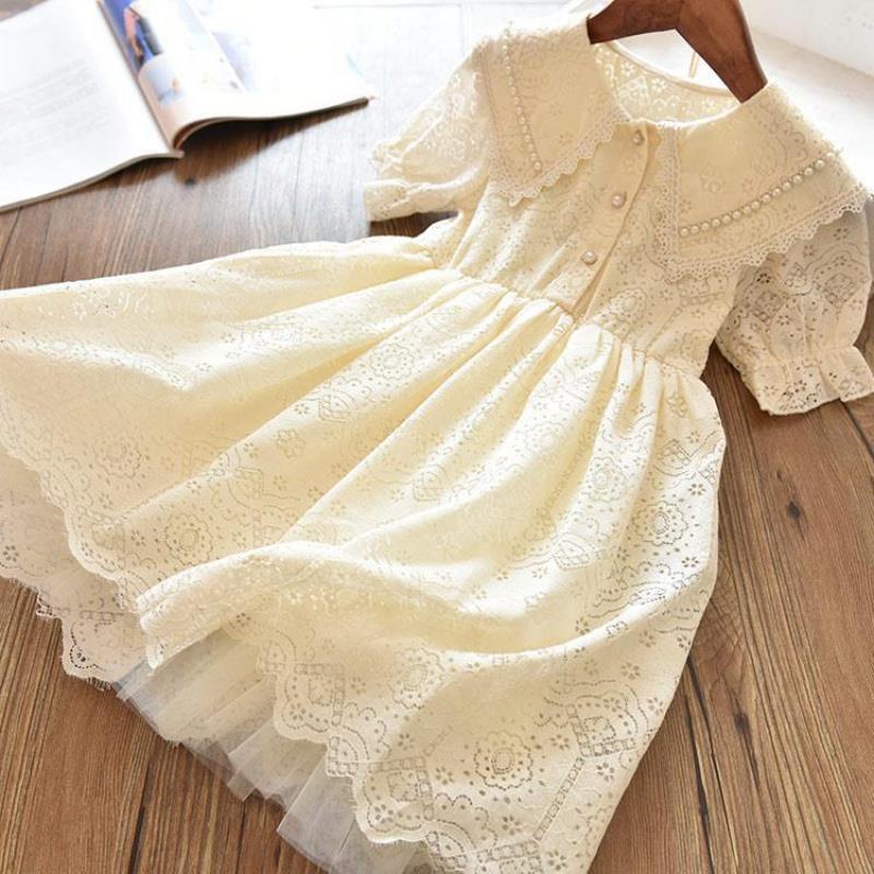 Đầm Cổ Búp Bê Phong Cách Phương Tây Thời Trang Mùa Hè 2023 Mới Cho Bé Gái