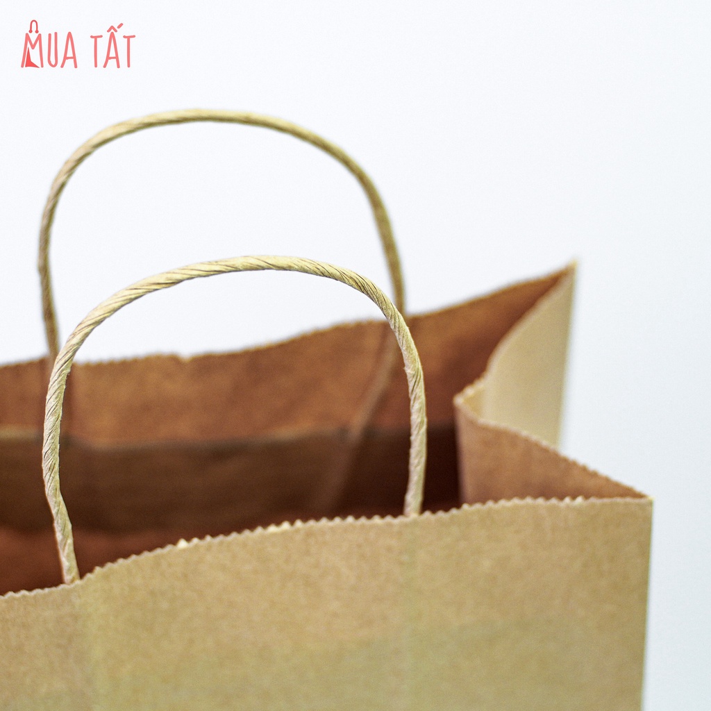 Túi giấy, túi quà kraft thô đơn giản Mua Tất