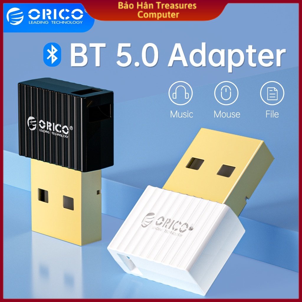Thiết Bị Kết Nối Bluetooth 5.0 Qua USB | USB Bluetooh ORICO BTA-508 - Hàng Chính Hãng