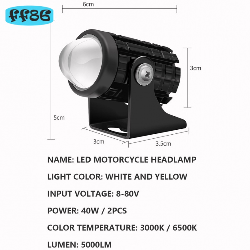 Bóng Đèn led mini Hỗ Trợ Ánh Sáng Trắng / Vàng Dùng Để Trang Trí Xe Hơi Xenon N bi C U Y 2