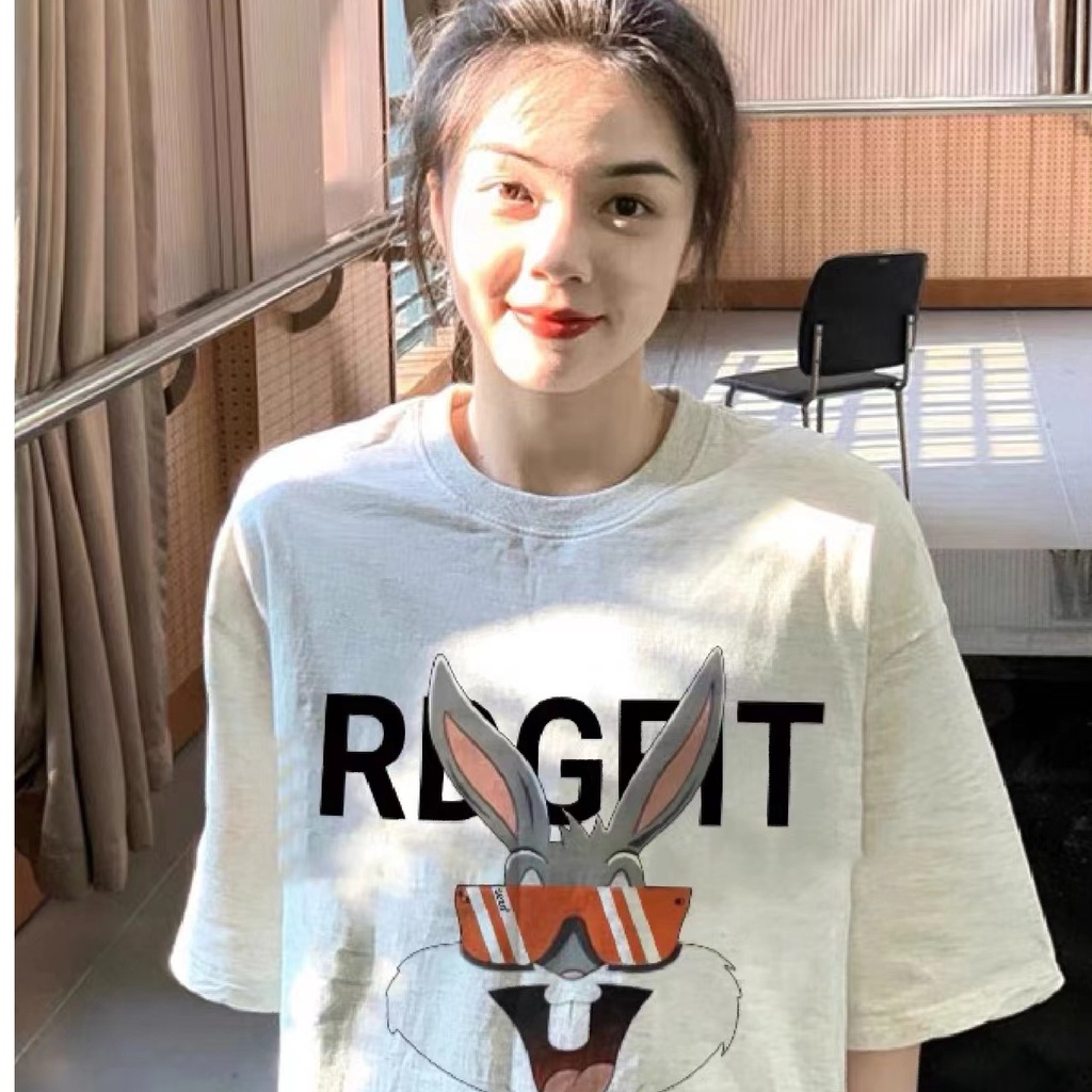 Áo Thun HIIXIIVI 100% cotton Tay Ngắn Cổ Tròn Thời Trang Mùa Hè Phong Cách Hàn Quốc Cho Nữ 2023
