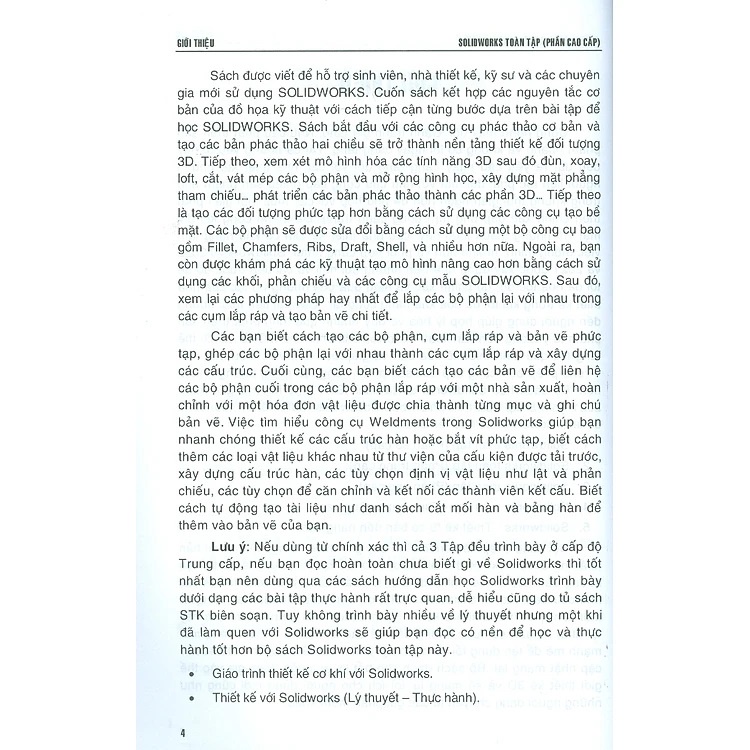 Sách -  Solidworks Toàn Tập (Phần Cao Cấp) - Dùng Cho Các Phiên Bản Solidworks 2022 - 2021