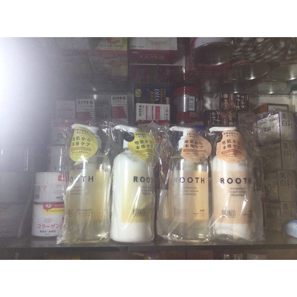 Dầu gội từ serum BOTANIAST ROOTH  Loose Botanical Scalp Serum/ DÒNG AIRY/ tóc hư tổn thoáng mát nhẹ nhàng, bồng bềnh