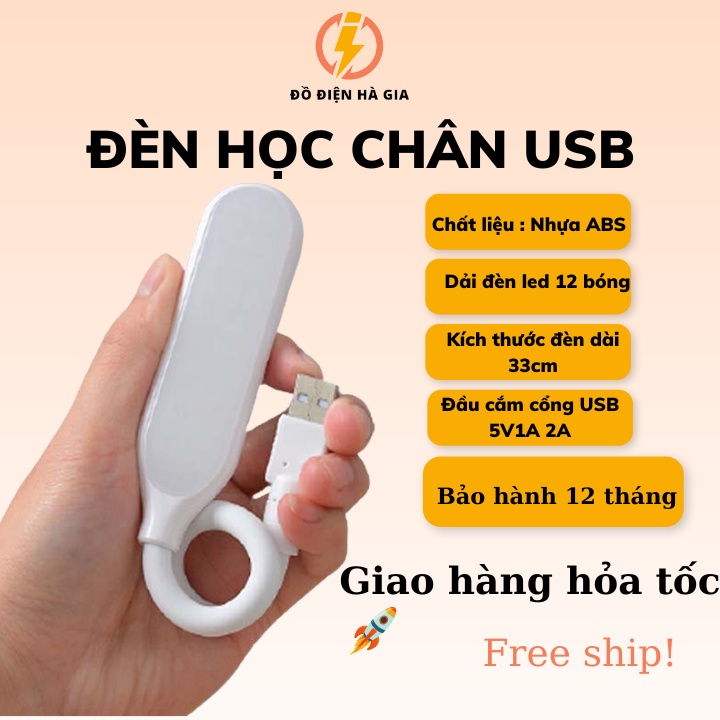 Đèn led USB bảo vệ mắt để bàn làm việc 3 chế độ màu chống cận tăng giảm sáng kiêm đèn ngủ tiện lợi bảo hành 12 tháng