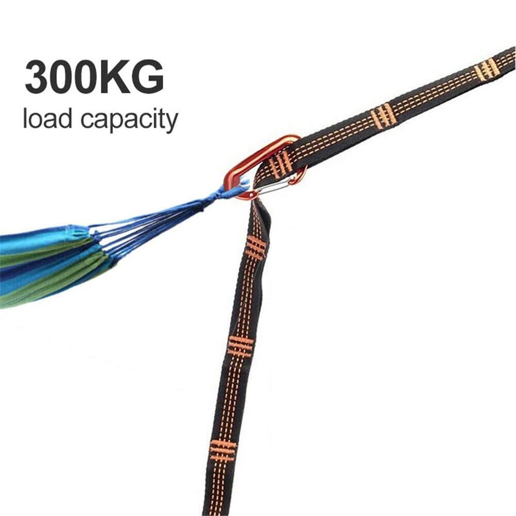 Bộ 2 Dây Đai Cố Định Võng Cắm Trại Leo Núi Chịu Lực Cao Tiện Dụng