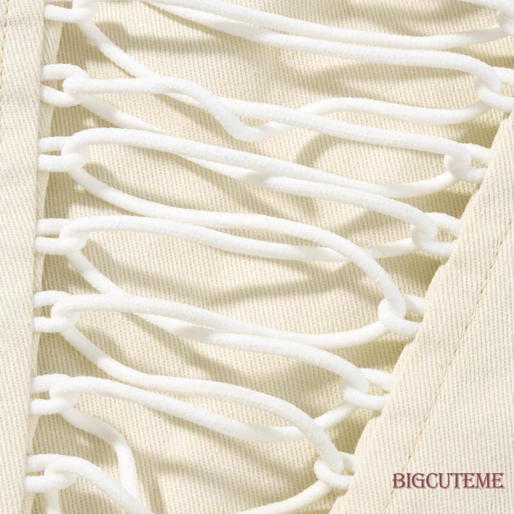 Áo Hai Dây Mùa Hè Màu Sắc Trơn Cổ Chữ V Cho Nữ