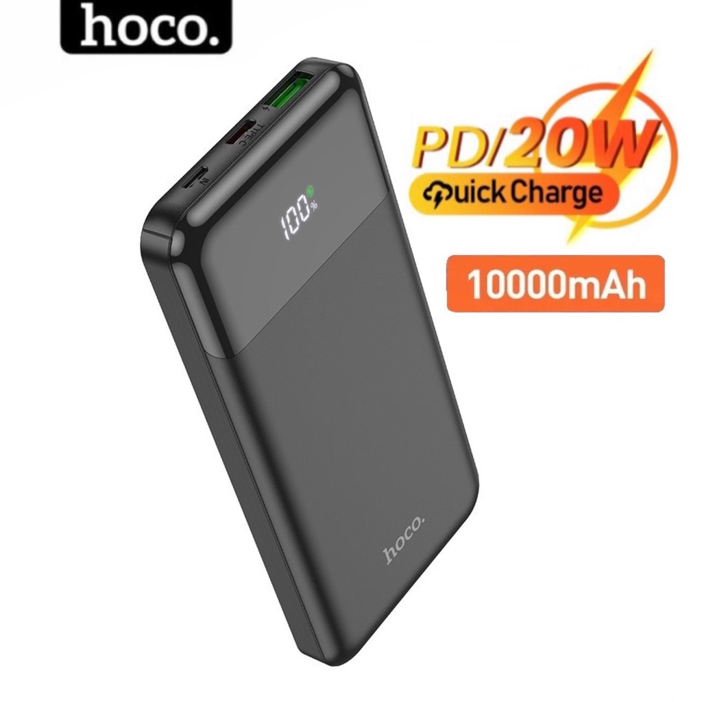 Sạc dự phòng 20w sạc nhanh HOCO 10000mAh dùng cho iphone samsung xiaomi ... hocomall