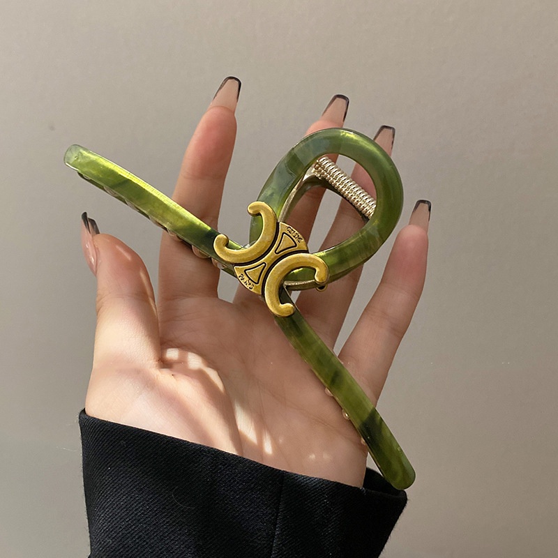 Kẹp Tóc retro Oversize Cao Cấp Thời Trang Hàn Quốc Cho Nữ