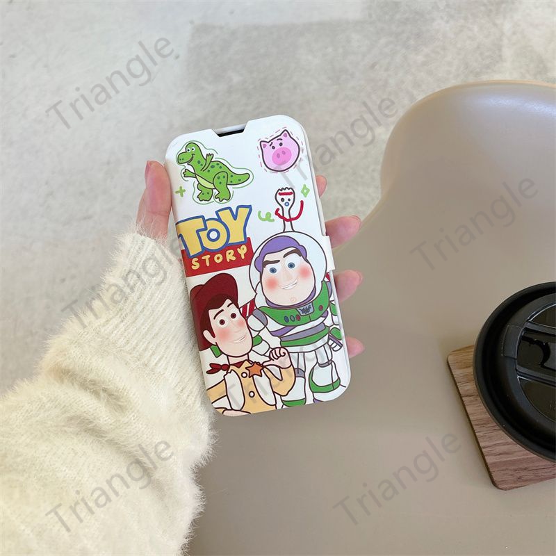 Bao Da Điện Thoại Nắp Gập Chống Sốc In Hoạt Hình Toy Story Cho iPhone14pro max 13 12 11 14Promax13 12 11