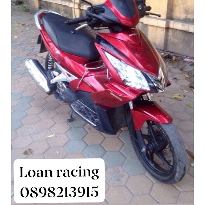 DÀN ÁO AIR BLADE THÁI MÀU ĐO HOA VĂN ZIN CHÍNH HÃNG HONDA THÁI - VJC SÀI GÒN