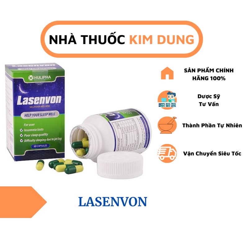 VIÊN AN THẦN LASENVON - TẠO LẬP GIẤC NGỦ NGON, DÙNG CHO NGƯỜI MẤT NGỦ KÉO DÀI, CHẤT LƯỢNG GIẤC NGỦ KÉM, MỆT MỎI