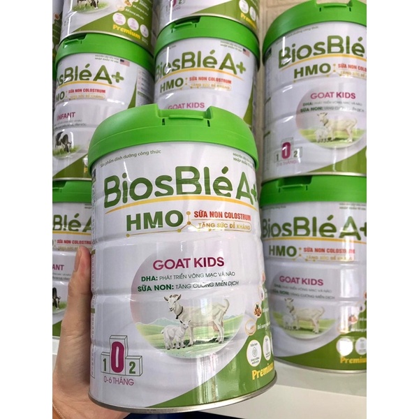 Sữa Biosblé A+ HMO Goat số 0,1,2 900g