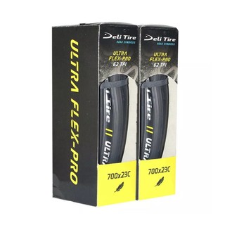 Lốp xe đạp deli ultra flex-pro 700x23c tank nilon
