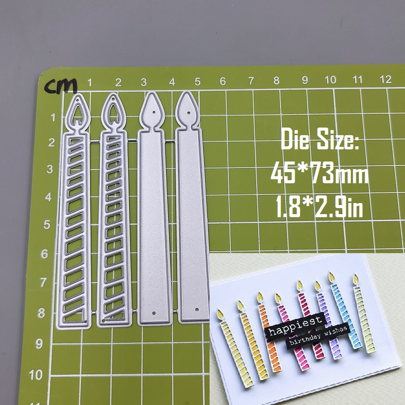 Khuôn Cắt Giấy Kim Loại Hình Chữ Happy birthday