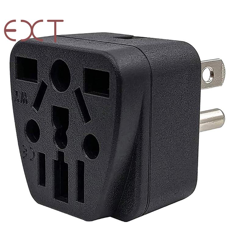 Phích Cắm Sạc Chuyển Đổi 3 Chấu US / UK / AU / In / CN / JP / Asia / Ý / Brazil Sang USA