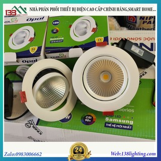 Đèn led âm trần xoay góc OPAL Kingled spotlight cao cấp chuyên dùng thiết kế