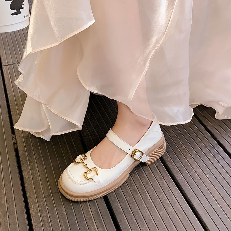 Giày Da Đế Dày Mềm Mại Phong Cách Thời Trang Mới Cho Nữ