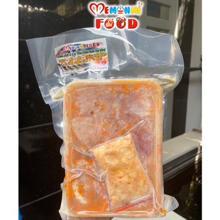 Vú heo ướp sẵn loại ngon hộp 0,5kg - Thực phẩm sạch cấp đông