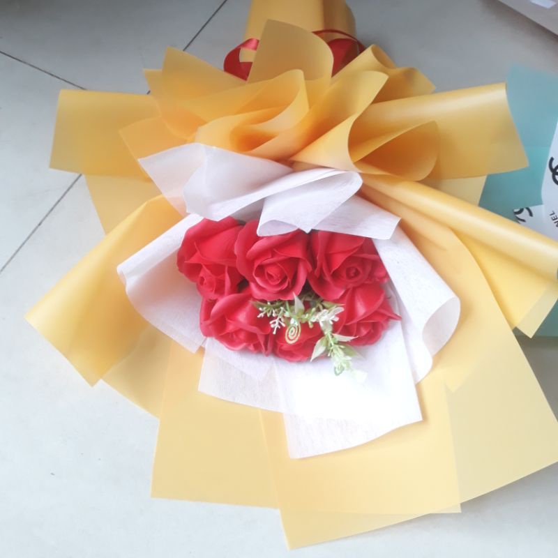 Hoa sáp bó 6 bông