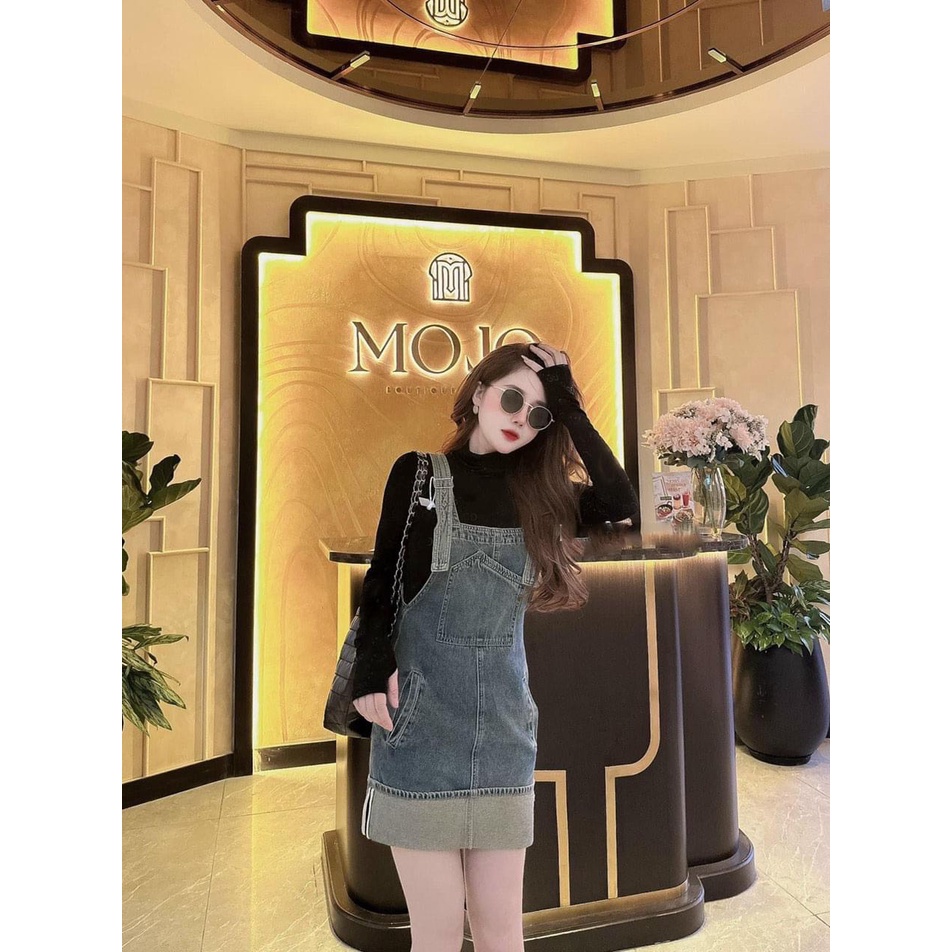 Váy yếm bò dáng ngắn xanh phối Jullie.De' Clothing