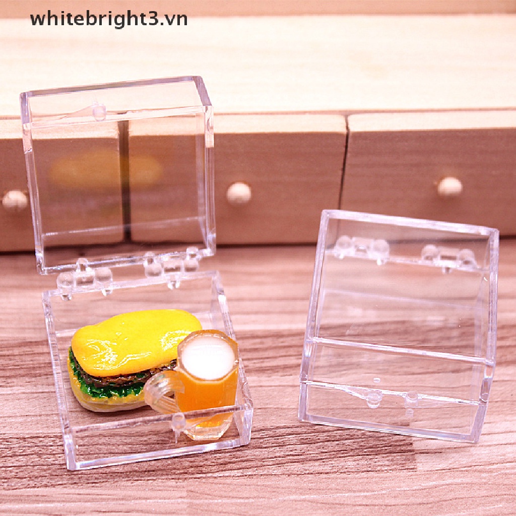 Set 2 Hộp Đựng Bánh Kẹo / Món Tráng Miệng Trang Trí Nhà Búp Bê