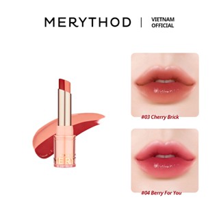 [MERYTHOD] Son bóng 2 tone màu Glossy Twotone Lipstick 3g