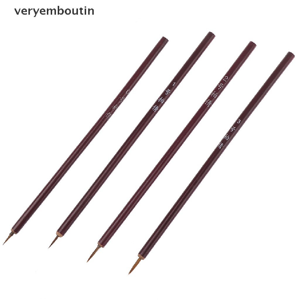 Cọ Vẽ Móng Nghệ Thuật Tay Cầm Bằng Tre