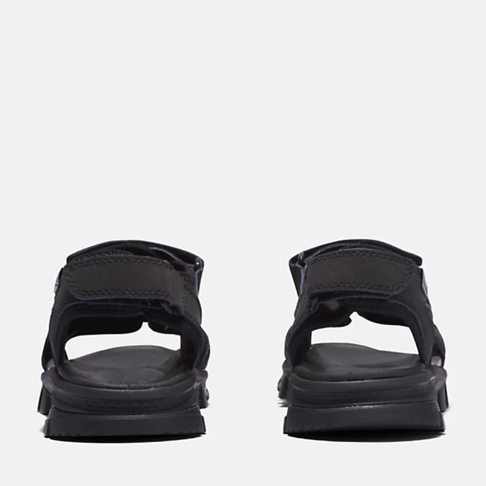 [SALE] Timberland Giày Sandal Nữ Lincoln Peak Strap Black Leather TB0A5XA404