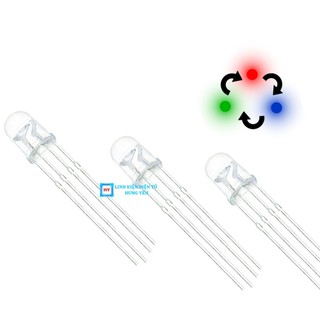 Led rgb 5mm 4 chân âm chung
