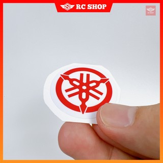 Tem LOGO YAMAHA ĐỎ Dán Xe Siêu Ngầu [3cm x 3cm]