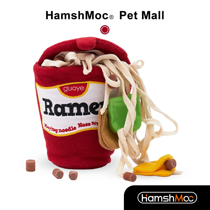 HamshMoc Đồ Chơi Huấn Luyện Ăn Uống Bằng Vải Bông Mềm Mại Bền Bỉ Dành Cho Cún Cưng