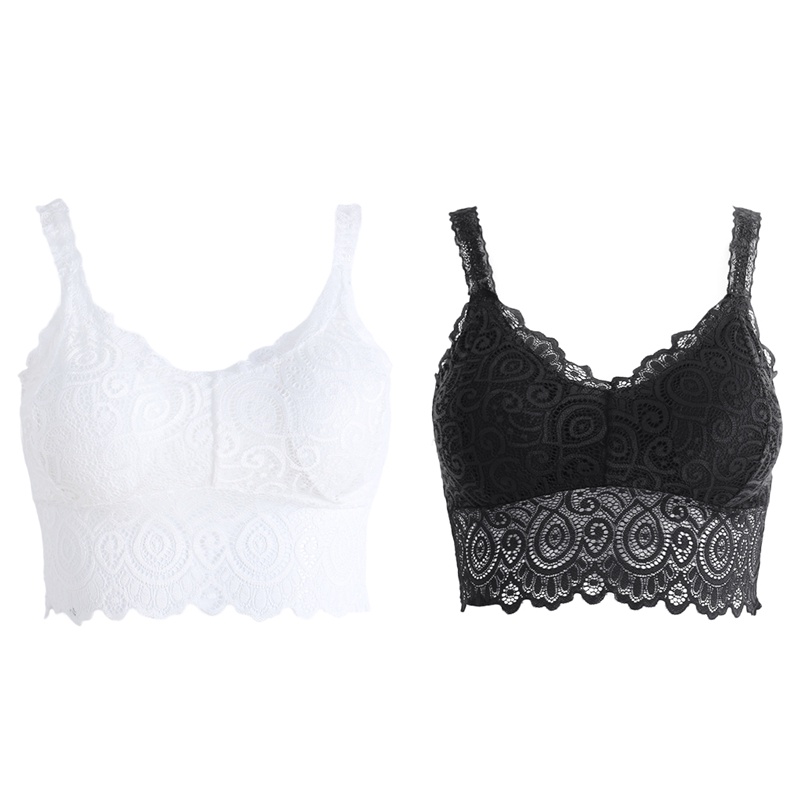 Áo Tank Top Hai Dây Cổ Chữ V Hở Lưng Phối Ren Gợi Cảm Cho Nữ