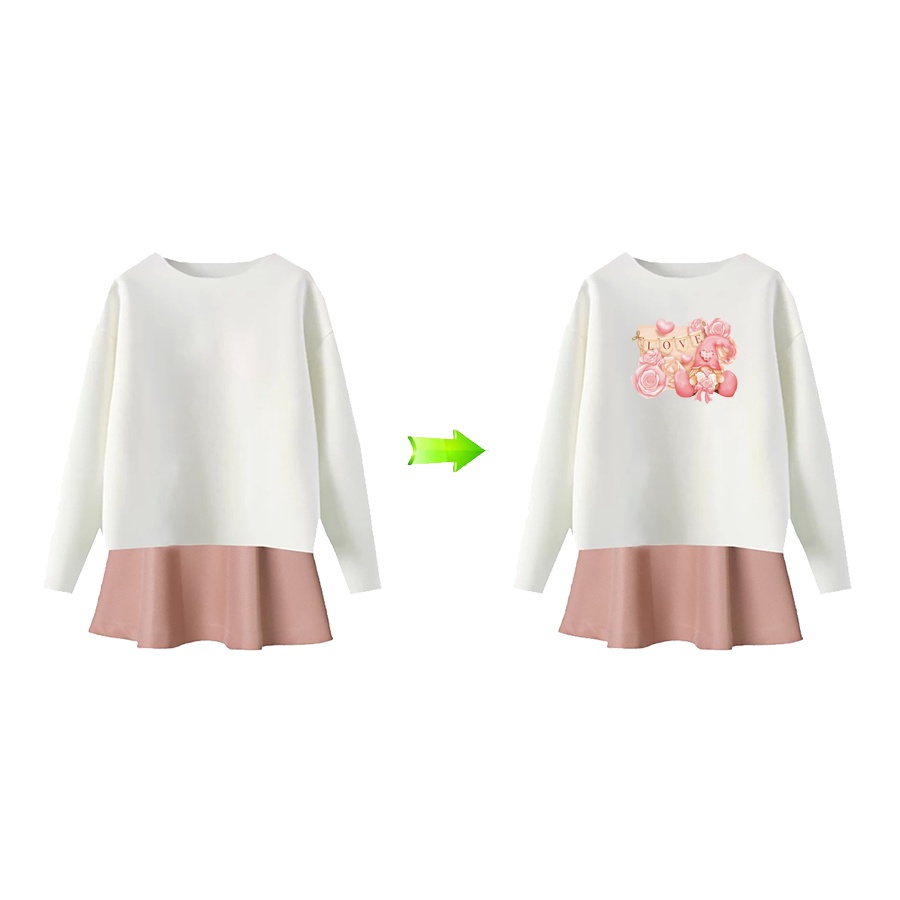 Miếng Vá Quần Áo Hình Hoa Lãng Mạn