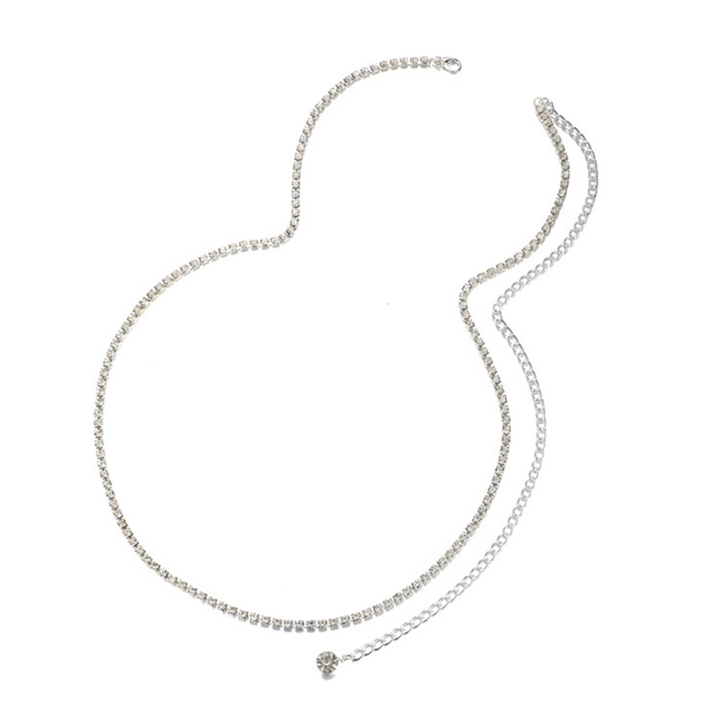 Dây Xích Đeo Bụng Trọng Lượng Nhẹ Đính Đá Thời Trang Đi Biển Mùa Hè