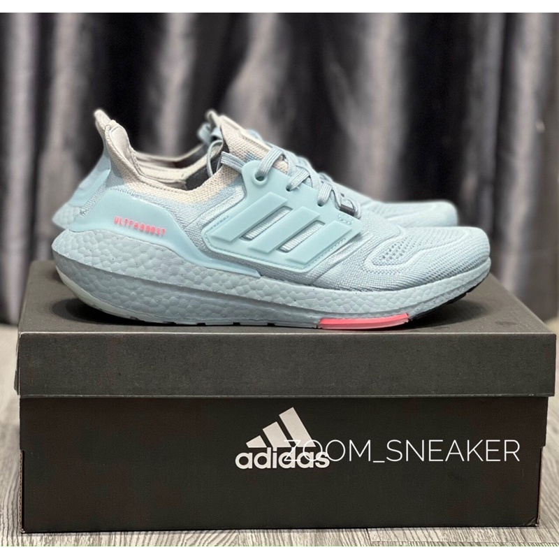 Giày Adi.das Ultraboost 22 8.0 Blue White Running Lai Au [ Freeship + Fullbox]