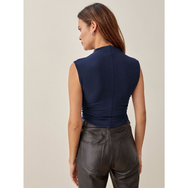 Áo Croptop Sát Nách Màu Trơn Dáng Ôm Quyến Rũ Cho Nữ