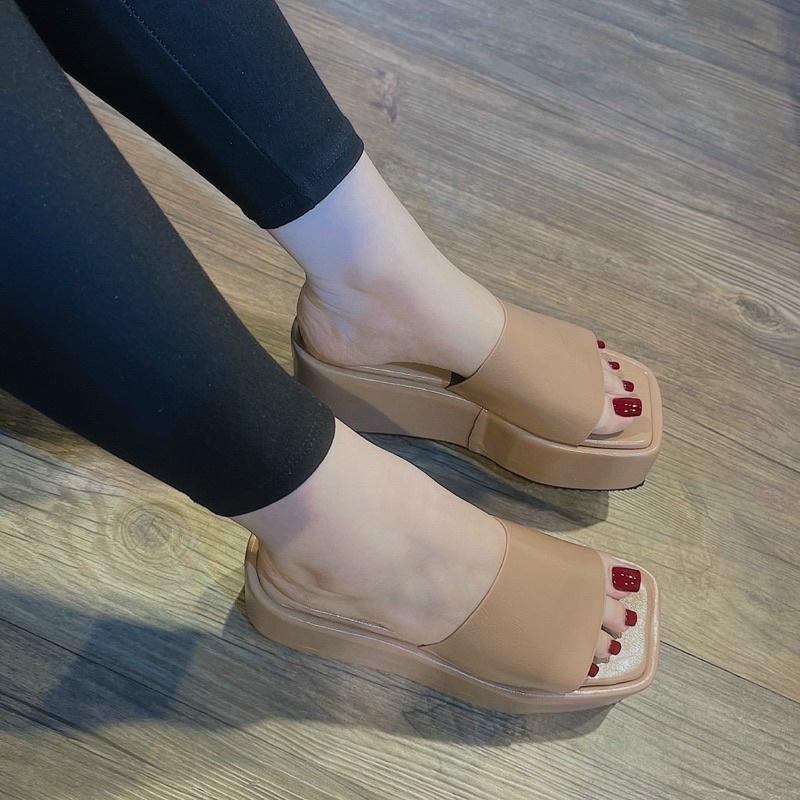 DÉP XUỒNG QUAI NGANG BẢN TO TRƠN ĐẾ CAO 5 PHÂN