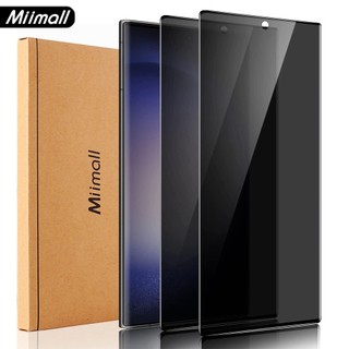 Miimall Tương thích với Bộ bảo vệ màn hình bảo mật Samsung S23 Ultra, Phim chống gián điệp chống nhìn trộm Kính cường lực bảo vệ màn hình riêng tư cho Samsung S23 Ultra