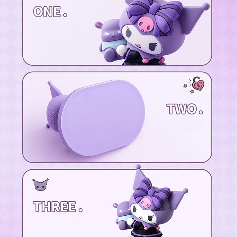 SANRIO Disney Giá Đỡ Điện Thoại Bằng acrylic Hình Gấu / Người Ngoài Hành Tinh / Dâu Tây Để Bàn Trang Trí