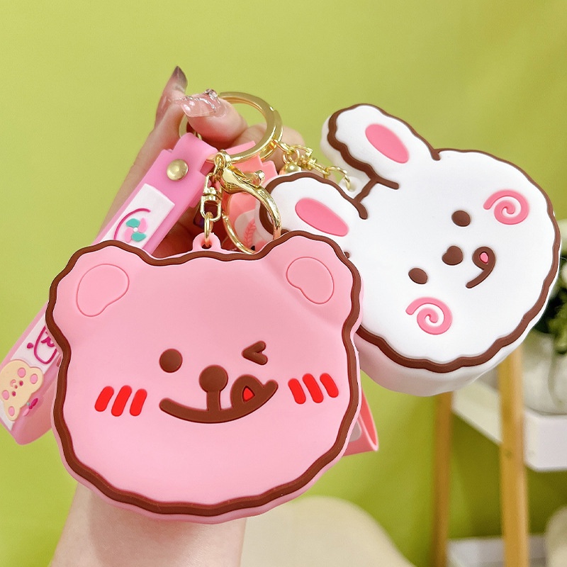 Móc Chìa Khóa / Túi Xách / Chìa Khóa / Tiền Xu Hình Thỏ / Gấu Dễ Thương