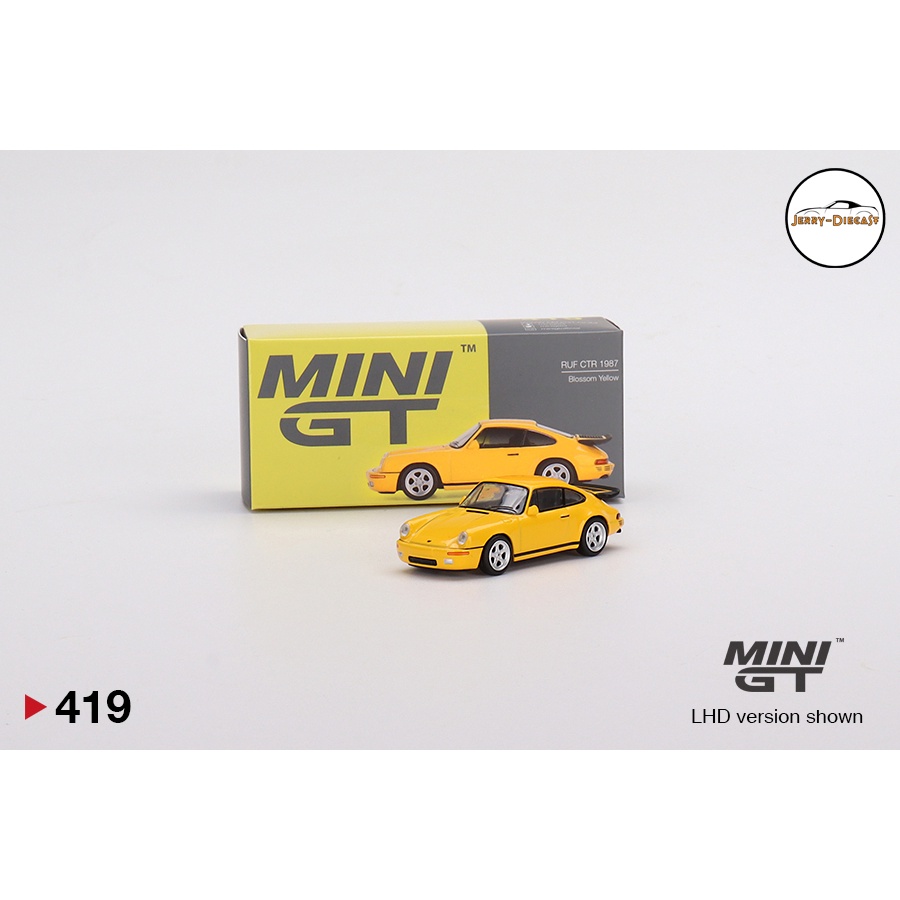 Xe mô hình ô tô - MiniGT (Mini GT) PORSCHE RULF CTR 1987 Blossom Yellow No.419 tỉ lệ 1 64 - 1/64
