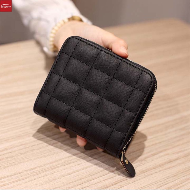 Ví nữ mini cầm tay thời trang nhiều ngăn, chất liệu da PU Jewel Storee VD2 | BigBuy360 - bigbuy360.vn